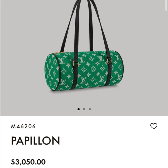 Authentic Louis Vuitton Papillon 30 with baby papillon clutch in genuine red epi - Picture 15 of 15